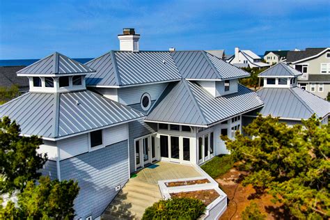 metal roof coastal house